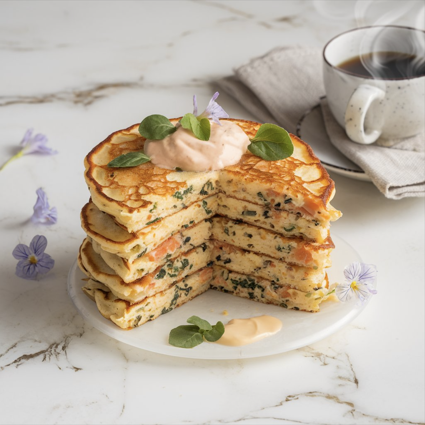 Savory pancakes