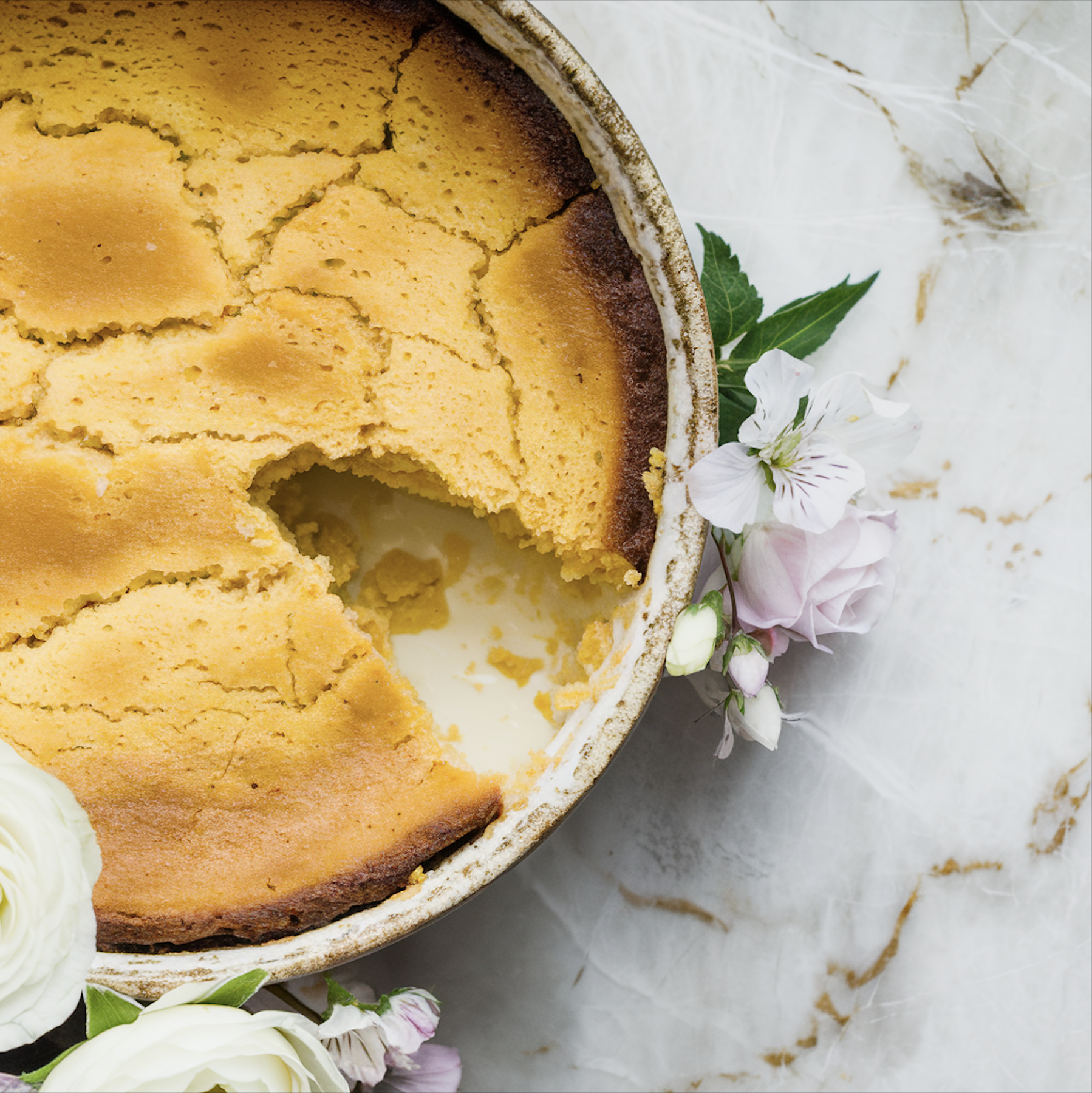 corn bread pudding