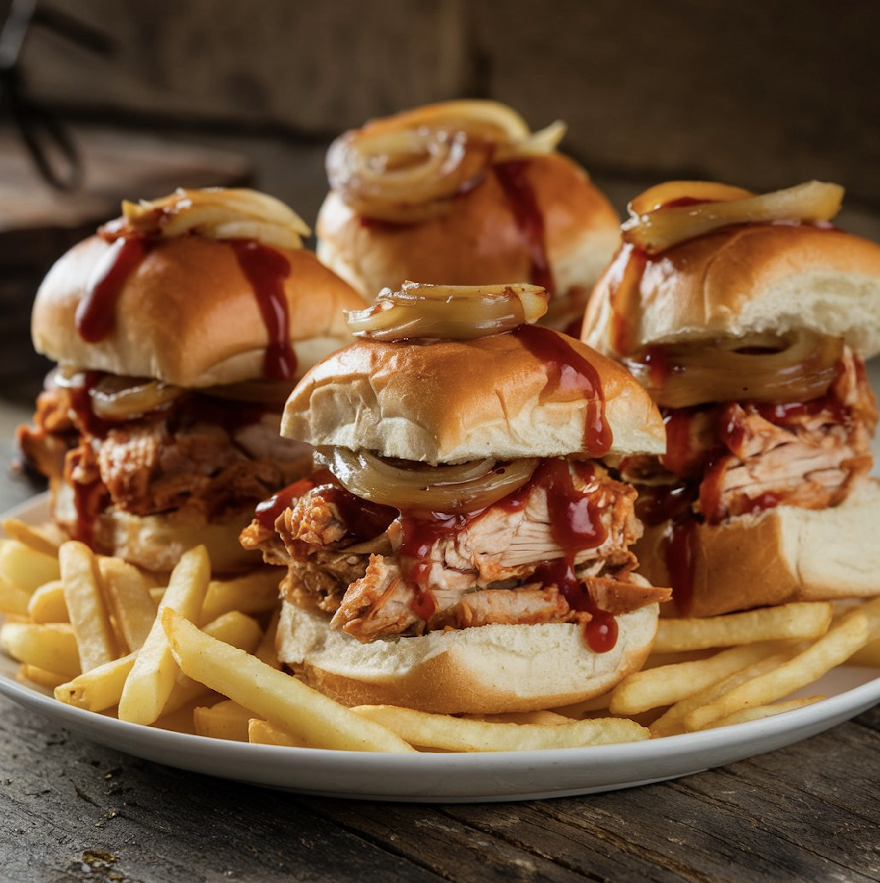 BBQ Chicken Sliders