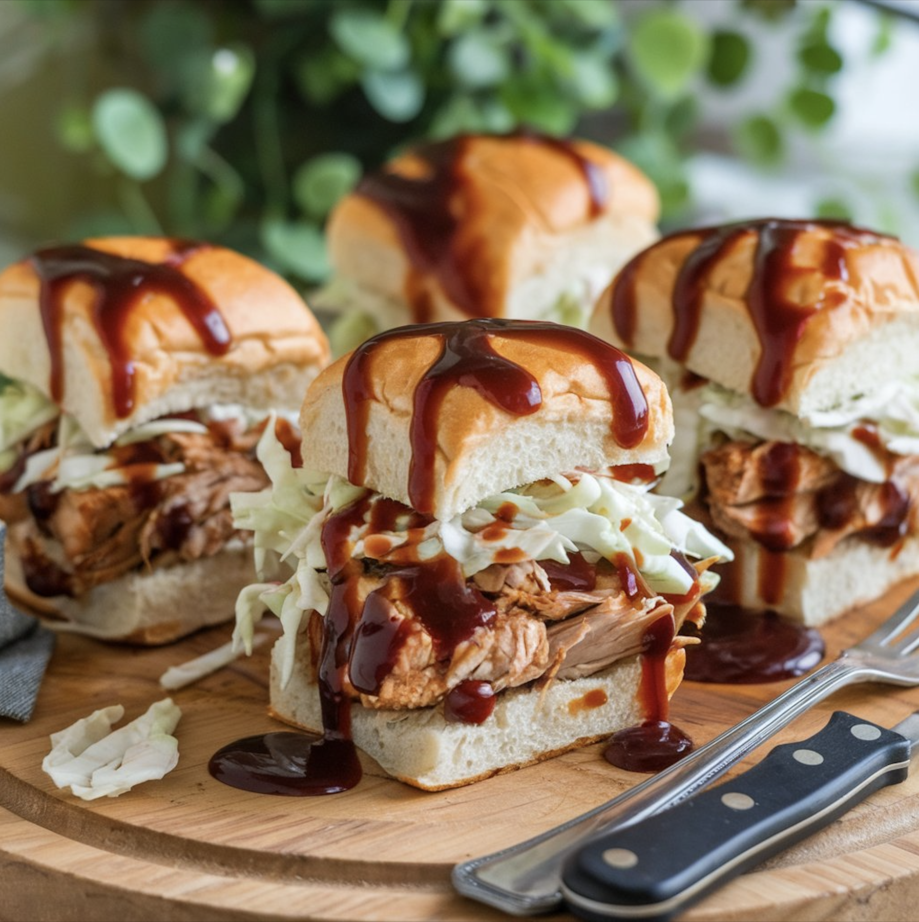 BBQ Chicken Sliders