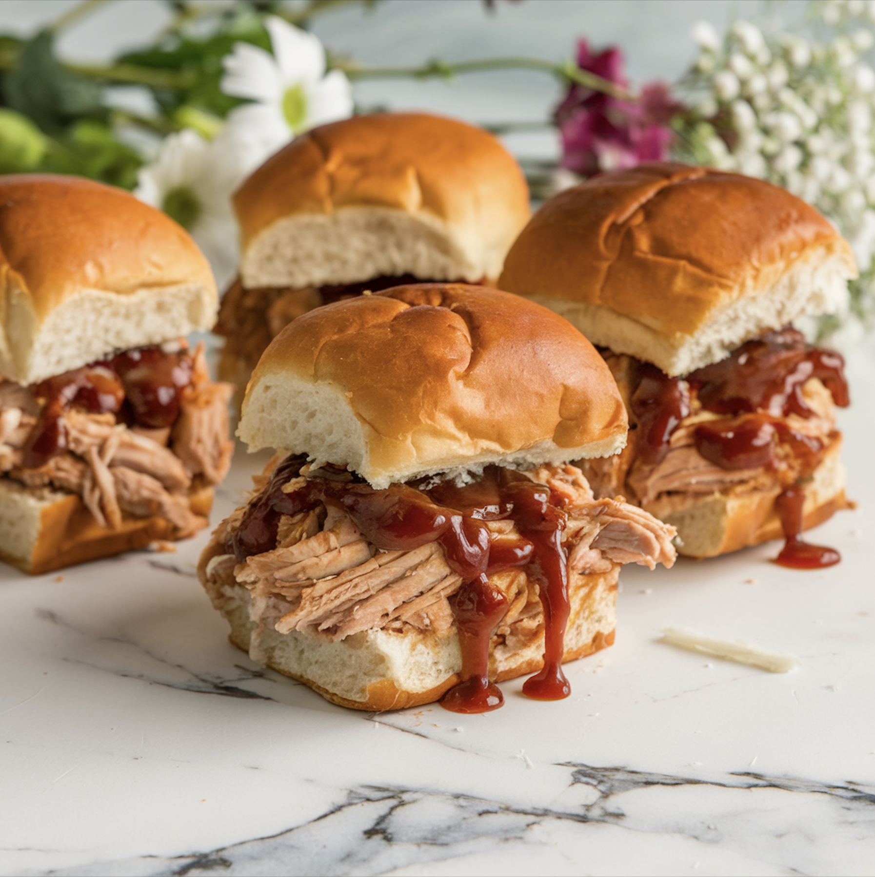 BBQ Chicken Sliders