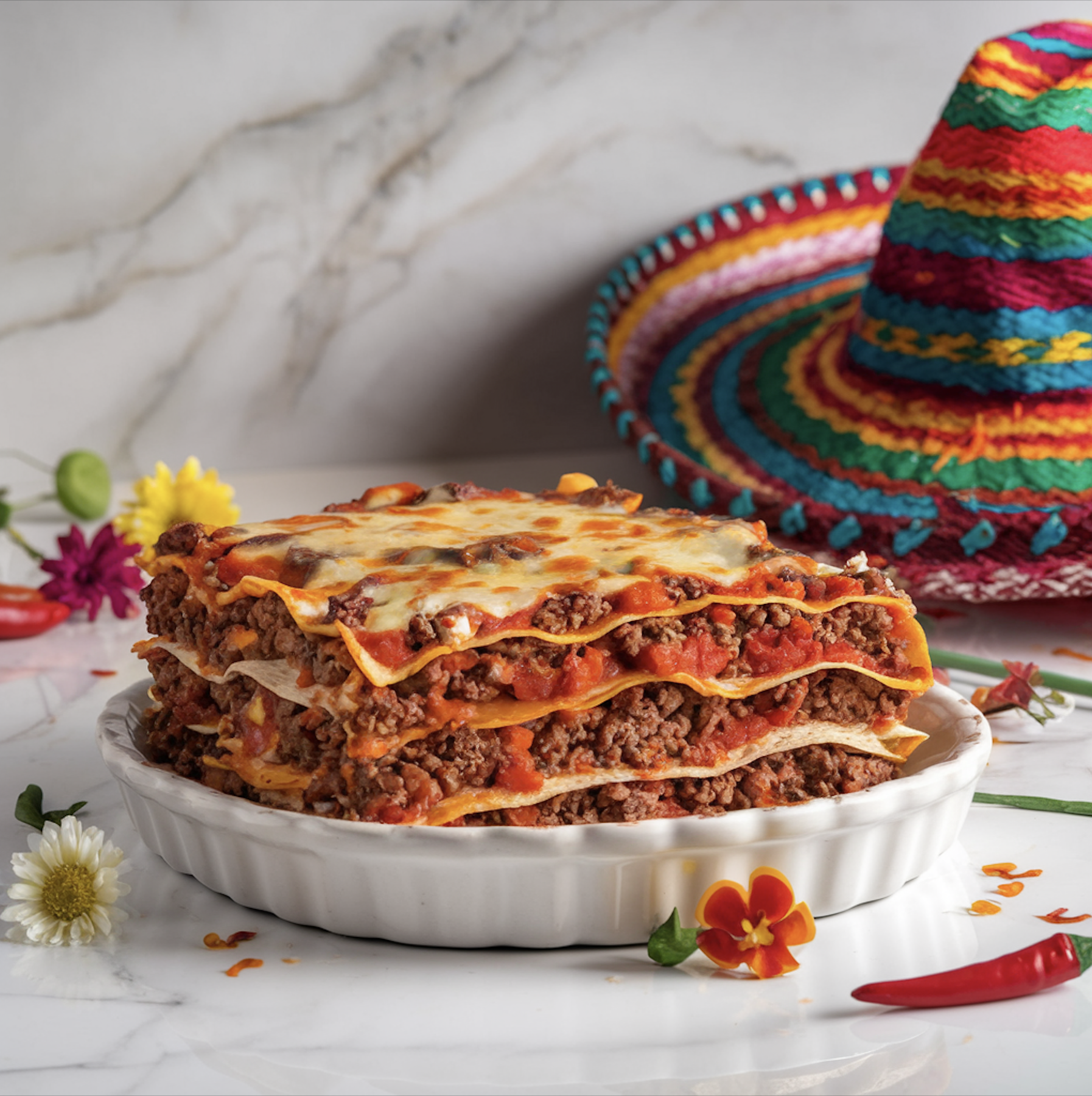 Mexican lasagna