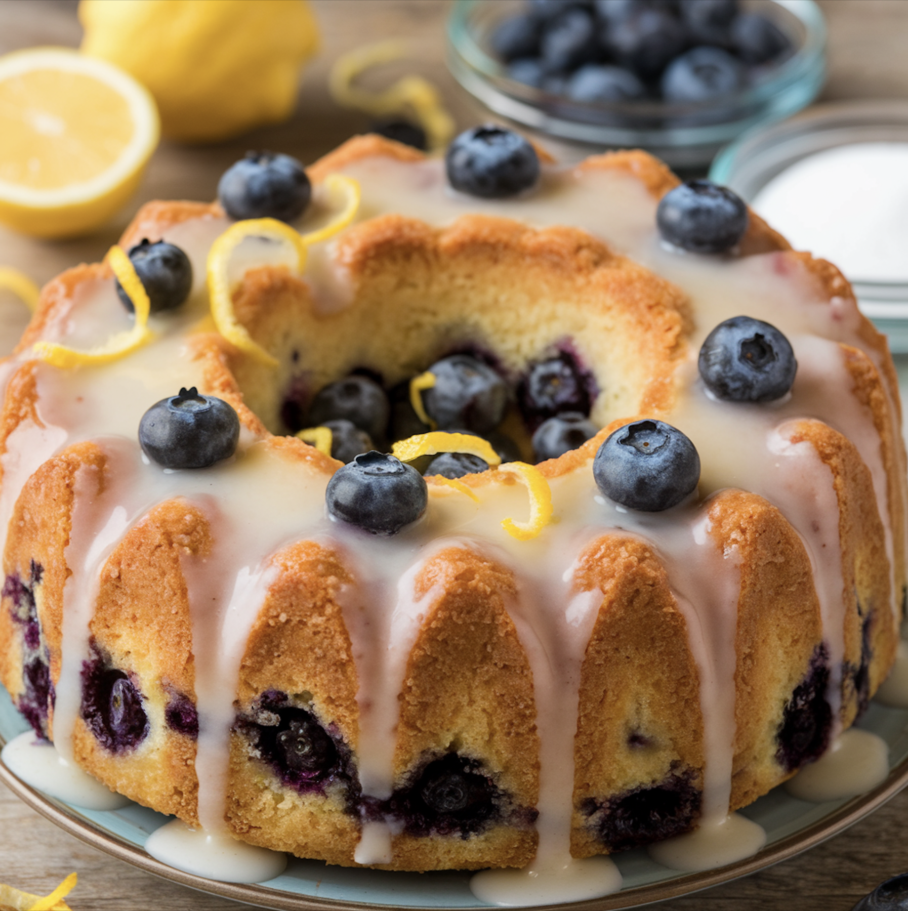 lemon blueberry cake 